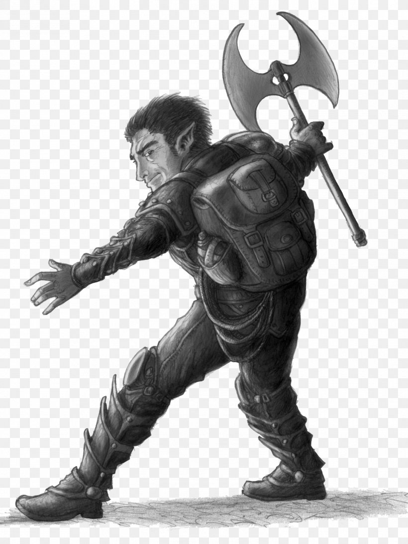 Dungeons & Dragons Pathfinder Roleplaying Game Gnome Fighter Halfling, PNG, 1499x1999px, Dungeons Dragons, Bard, Black And White, Dwarf, Fictional Character Download Free