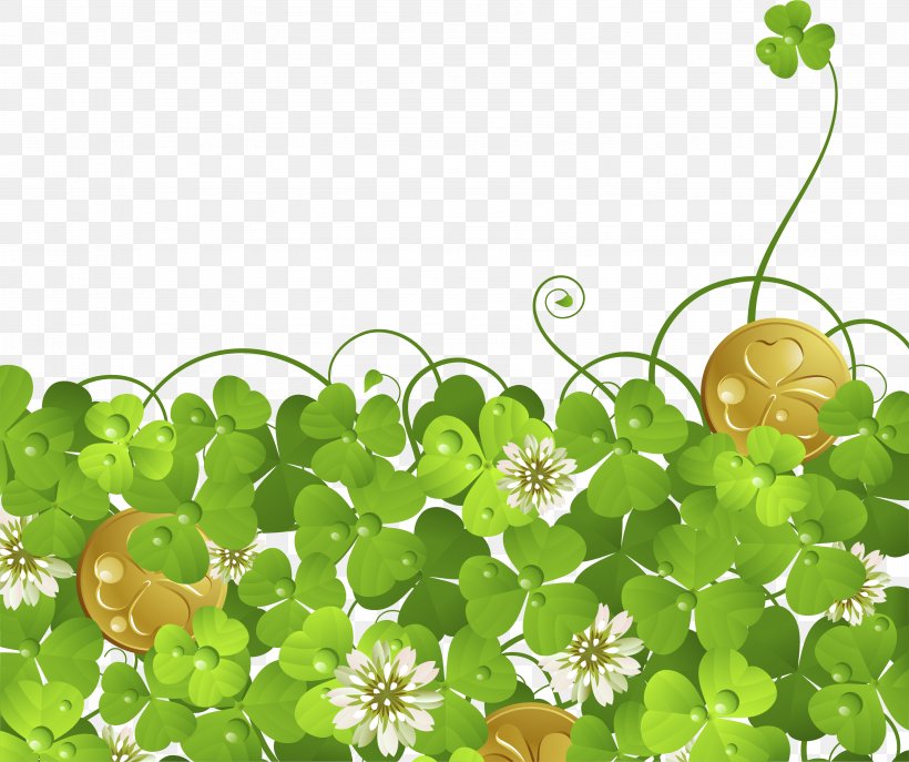 Four-leaf Clover Luck, PNG, 3574x2995px, Leaf, Clover, Flora, Flower, Fourleaf Clover Download Free