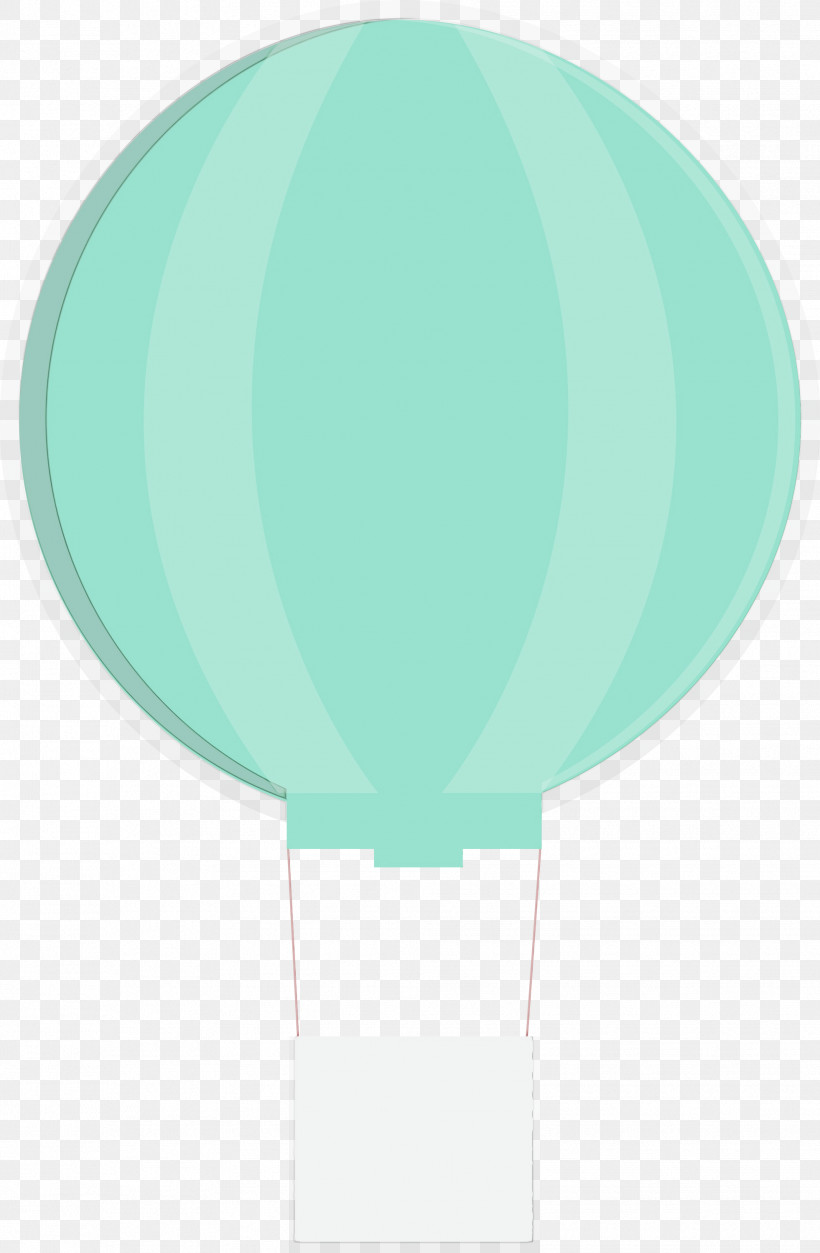 Hot Air Balloon, PNG, 1962x2999px, Hot Air Balloon, Aqua, Blue, Floating, Green Download Free