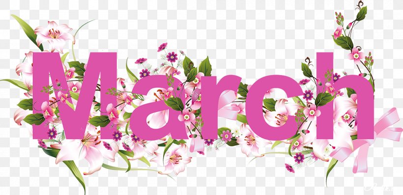 March Free Content Calendar Clip Art, PNG, 1200x582px, March, Blog, Blossom, Calendar, Cut Flowers Download Free