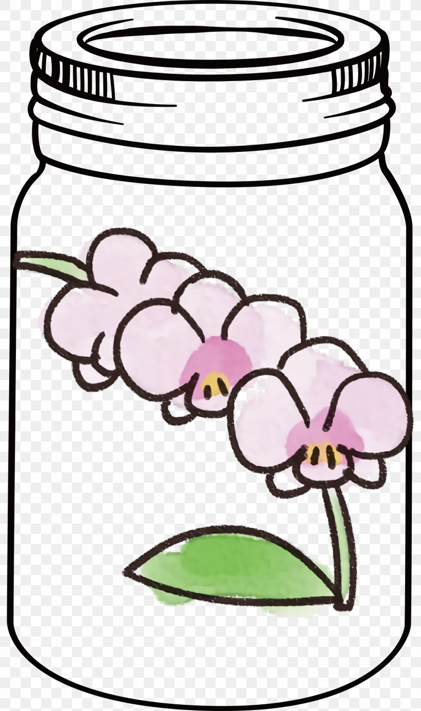 MASON JAR, PNG, 1775x2999px, Mason Jar, Cartoon, Drawing, Flower, Herbaceous Plant Download Free