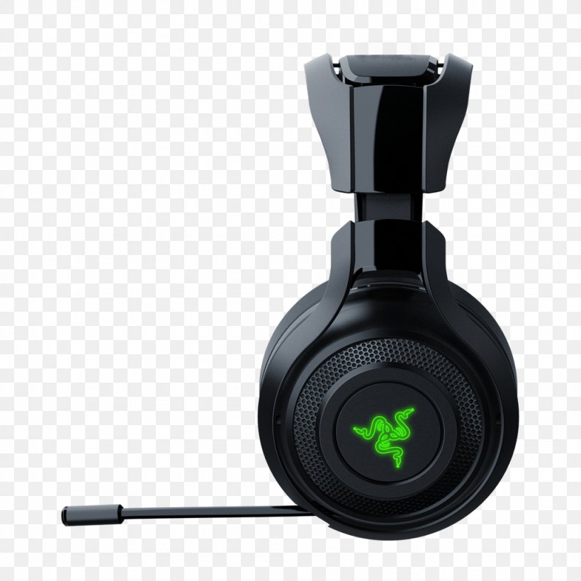 Razer Man O'War Headphones Xbox 360 Wireless Headset Razer Inc., PNG, 1024x1024px, 71 Surround Sound, Headphones, Audio, Audio Equipment, Electronic Device Download Free