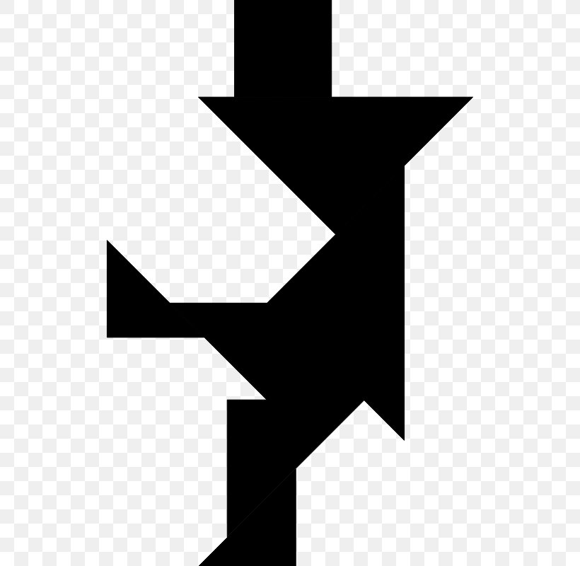 Tangram Puzzle Clip Art, PNG, 519x800px, Tangram, Black, Black And White, Check, Monochrome Download Free