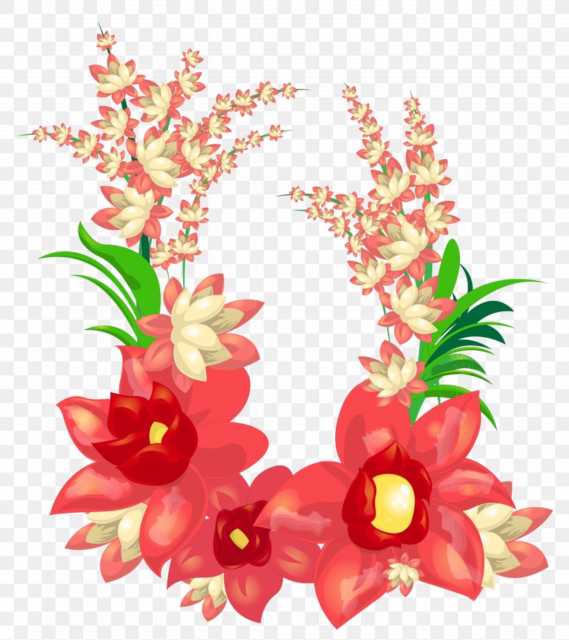 Artificial Flower Floral Design Clip Art, PNG, 5571x6263px, Flower, Artificial Flower, Blossom, Christmas, Cut Flowers Download Free