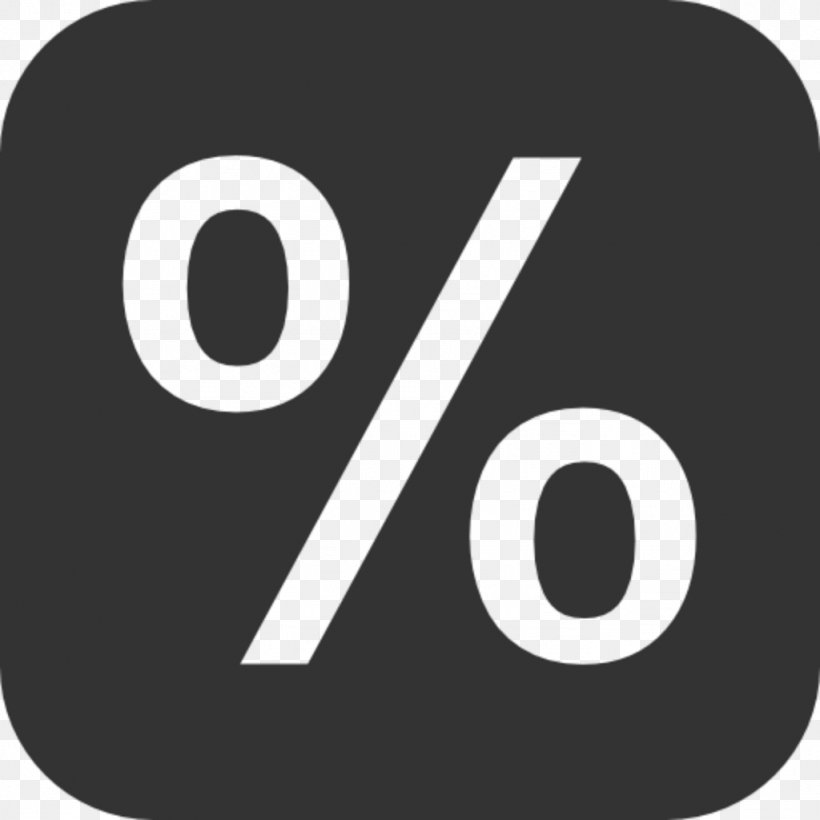 Percentage Percent Sign Symbol, PNG, 1024x1024px, Percentage, Black And White, Brand, Chart, Discounts And Allowances Download Free