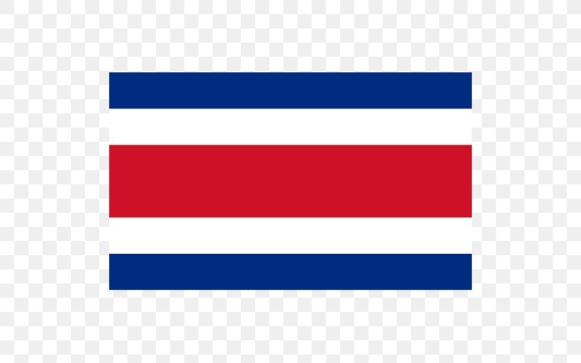 Flag Of Costa Rica Flag Of The United States, PNG, 512x512px, Costa Rica, Area, Blue, Electric Blue, Flag Download Free
