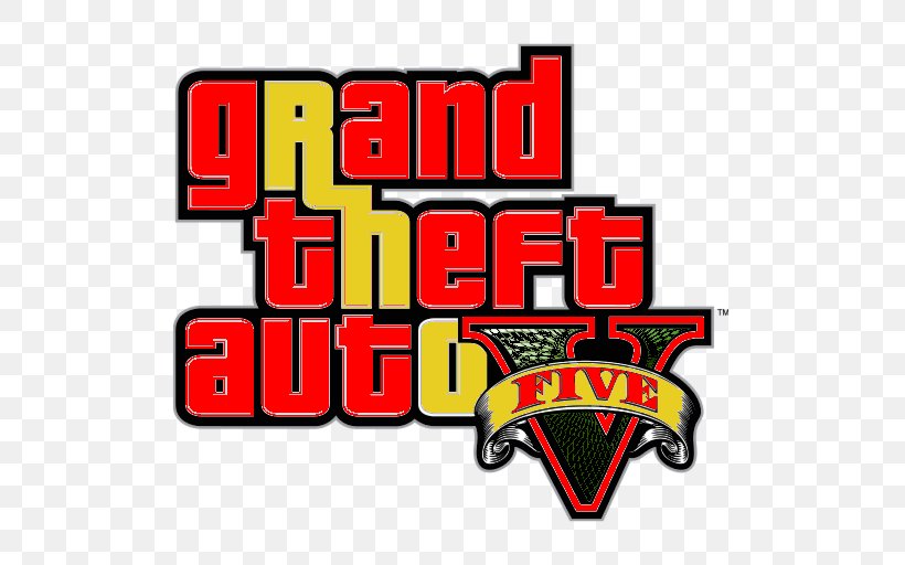 Grand Theft Auto V Logo Loading Screen Mod, PNG, 512x512px, Grand Theft Auto V, Android, Area, Brand, Grand Theft Auto Download Free