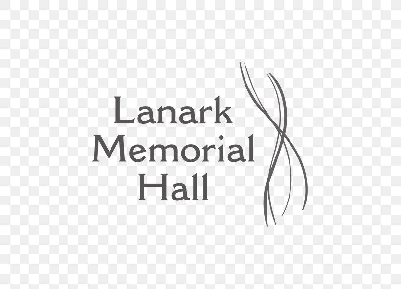 Lanark Memorial Hall South Lanarkshire Leisure & Culture Ltd Restaurante & Marmitaria IFood.com Agência De Restaurantes Online S.A., PNG, 591x591px, Logo, Area, Black And White, Brand, Calligraphy Download Free