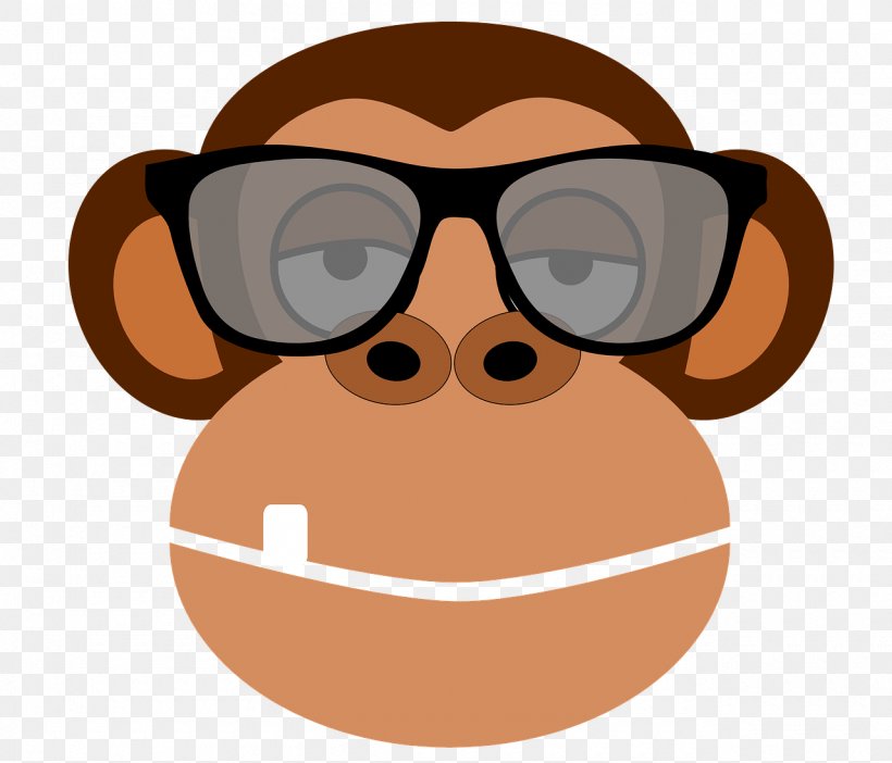 Monkey Runner Clip Art, PNG, 1280x1097px, Monkey Runner, Art, Cartoon, Eyewear, Glasses Download Free