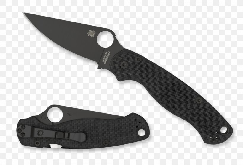 Pocketknife Spyderco CPM S30V Steel Paramilitary, PNG, 1100x750px, Knife, Blade, Cold Weapon, Cpm S30v Steel, Cutting Tool Download Free