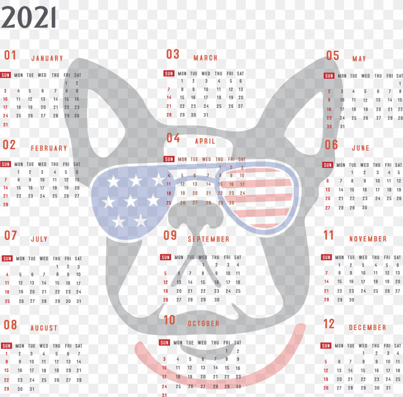Year 2021 Calendar Printable 2021 Yearly Calendar 2021 Full Year Calendar, PNG, 3000x2954px, 2021 Calendar, Year 2021 Calendar, Calendar System, Geometry, Line Download Free