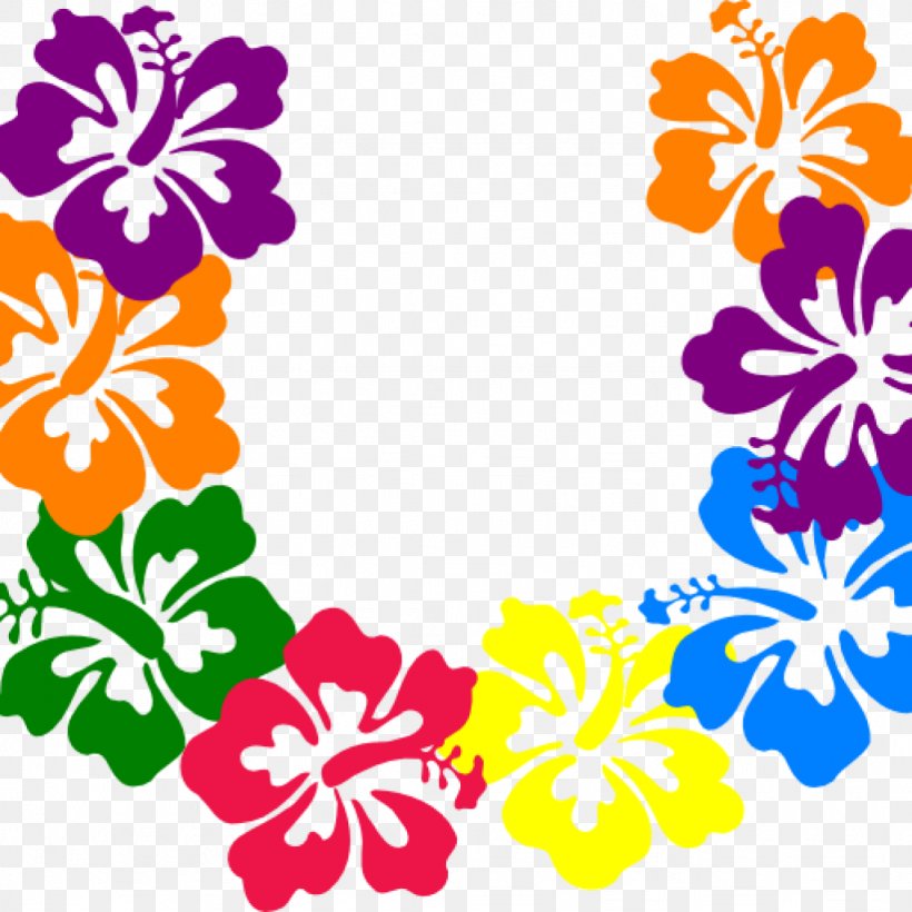 Clip Art Borders And Frames Shoeblackplant Hawaiian Hibiscus, PNG, 1024x1024px, Borders And Frames, Drawing, Floral Design, Flower, Hawaii Download Free