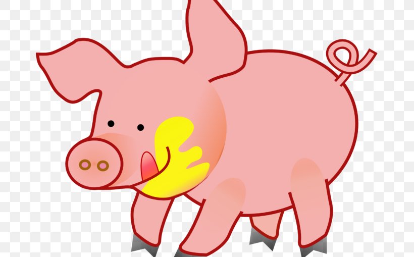 Domestic Pig Clip Art, PNG, 678x509px, Pig, Domestic Pig, Fictional Character, Nose, Organism Download Free