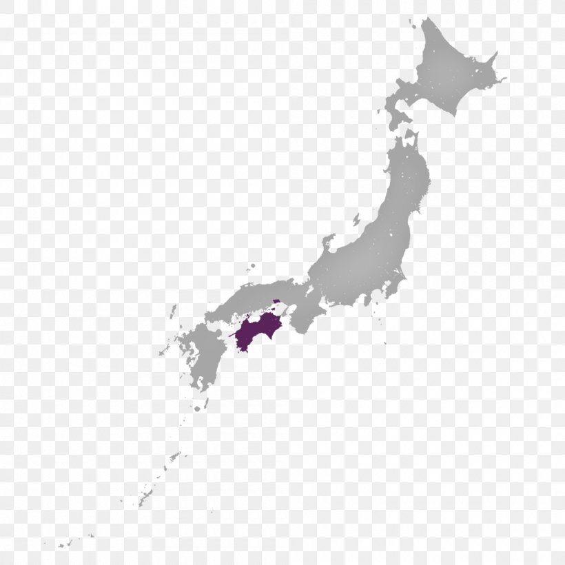Japan Vector Map, PNG, 1000x1000px, Japan, Blank Map, Cartography, Map, Mapa Polityczna Download Free