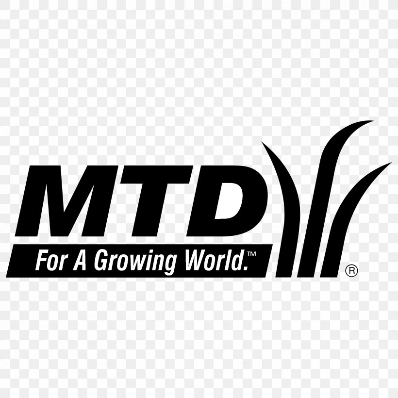 MTD Products United States Of America Mass Market Logo, PNG, 2400x2400px, Mtd Products, Black And White, Brand, Company, Industry Download Free