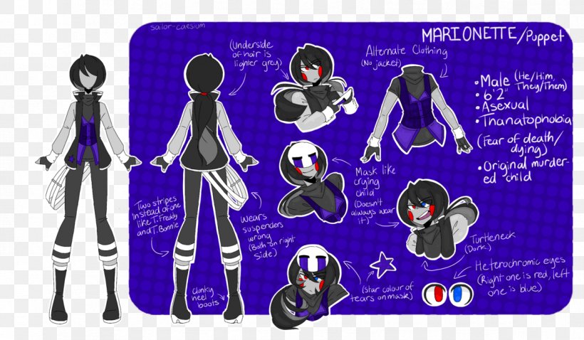 Puppet Five Nights At Freddy's Toy Art Marionette, PNG, 1171x683px, Puppet, Art, Blue, Caesium, Deviantart Download Free