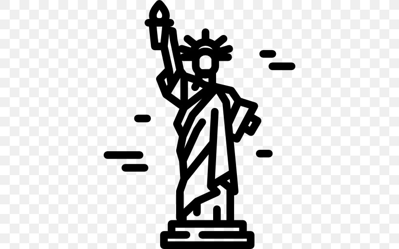 Statue Of Liberty, PNG, 512x512px, Statue Of Liberty, Black And White, Logo, Monument, New York City Download Free