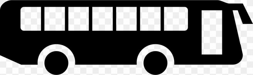 Bus Clip Art, PNG, 980x292px, Bus, Black And White, Brand, Cdr, Express Bus Service Download Free
