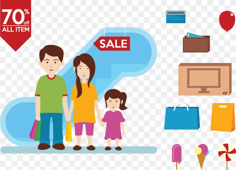 Family Shopping Centre Illustration, PNG, 1276x922px, Family, Area, Brand, Cartoon, Child Download Free
