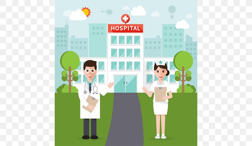 Hospital Medicine Nursing Care, PNG, 580x476px, Hospital, Area, Brand, Cartoon, Clinic Download Free