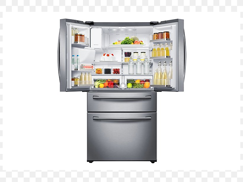 Refrigerator Samsung RF28HMEDB Freezers Door, PNG, 802x615px, Refrigerator, Convenience, Cubic Foot, Door, Drawer Download Free