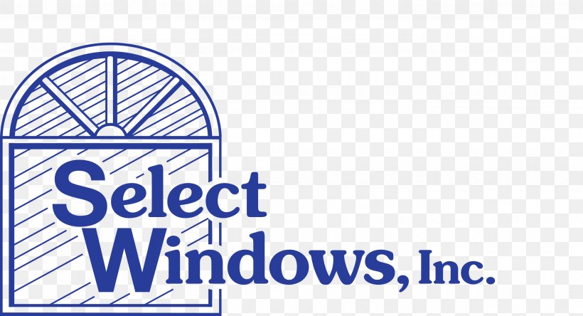 Select Windows Inc. Logo, PNG, 2796x1514px, Window, Area, Blue, Brand, Building Download Free
