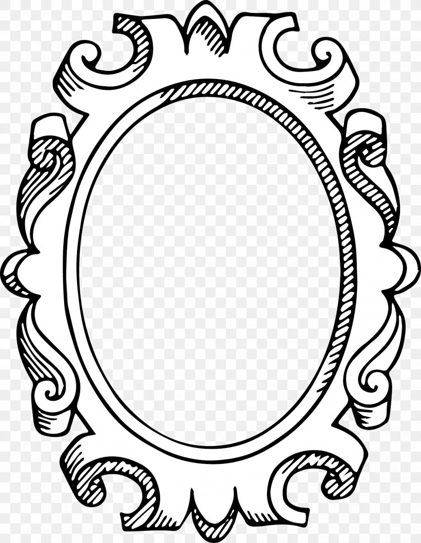 White Picture Frames Circle Clip Art, PNG, 1443x1863px, White, Area, Black And White, Flower, Line Art Download Free