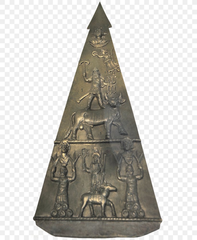 Bronzedreieck Von Heddernheim Jupiter Dolichenus, PNG, 558x1000px, Jupiter, Ancient History, Artifact, Brass, Bronze Download Free