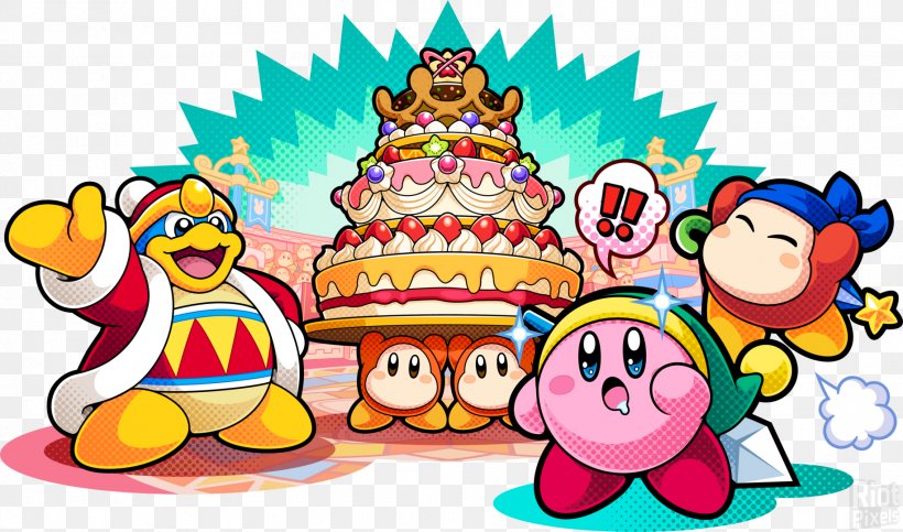Kirby Battle Royale Kirby Star Allies Kirby Air Ride Nintendo Video Game, PNG, 1830x1080px, Kirby Battle Royale, Action Game, Area, Art, Cartoon Download Free