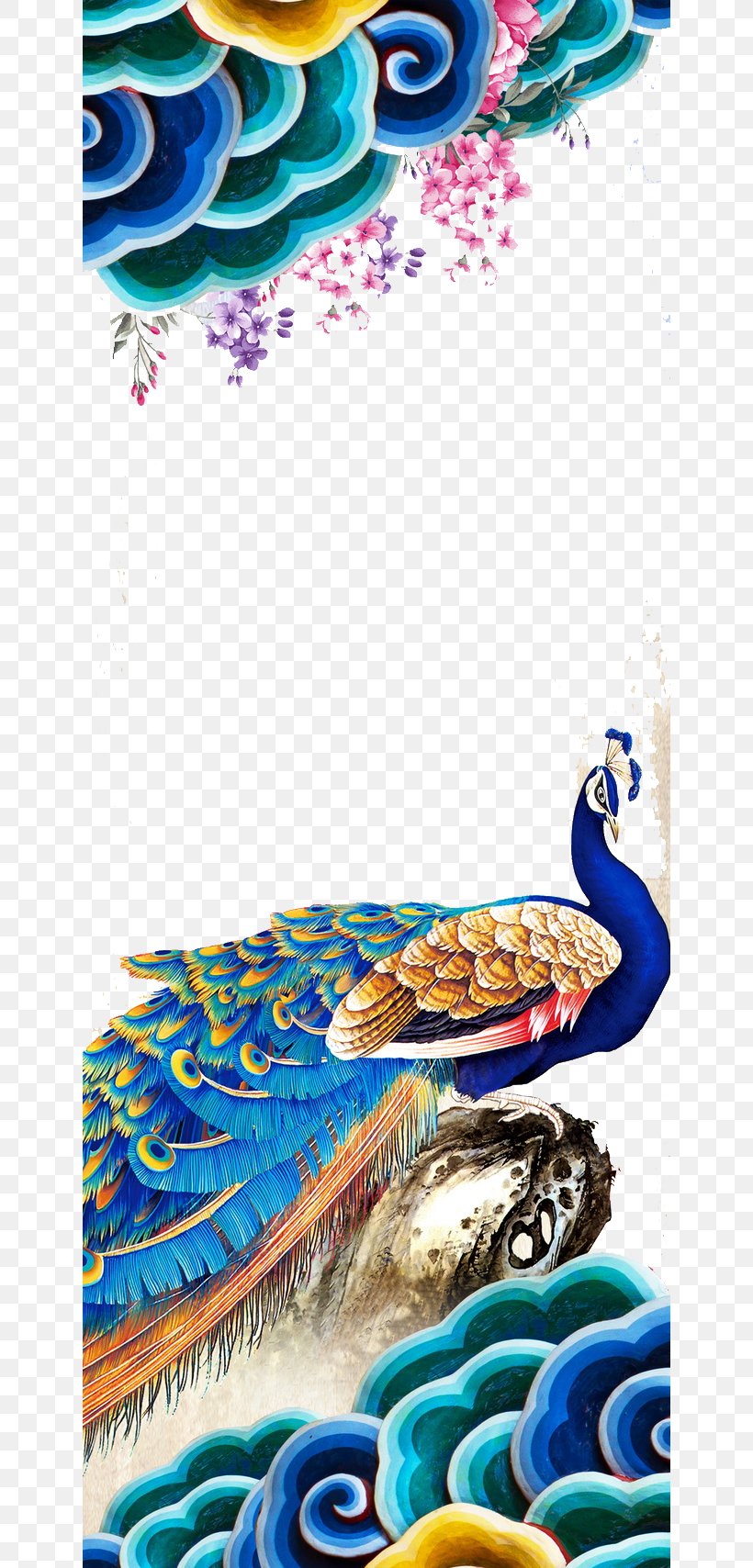 Peafowl Pantone: Colors Bird Tail, PNG, 640x1708px, Peafowl, Art, Bird, Chinoiserie, Feather Download Free