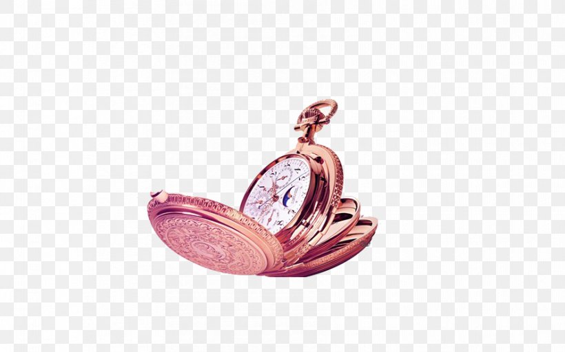 Pink Clock Pocket Watch, PNG, 888x555px, Pink, Art, Clock, Designer, Gratis Download Free