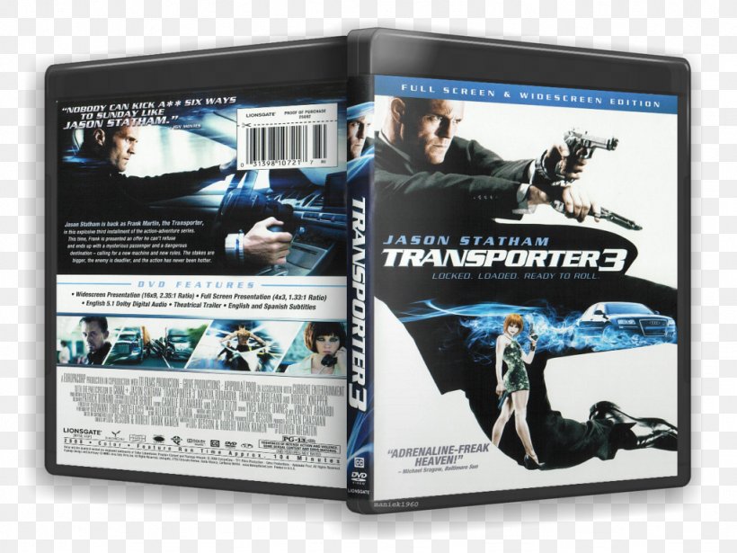Blu-ray Disc YouTube The Transporter Film Series DVD, PNG, 1024x768px, Bluray Disc, Action Film, Brand, Digital Copy, Dvd Download Free