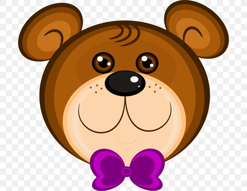 Brown Bear Baby Grizzly Giant Panda Clip Art, PNG, 700x635px, Watercolor, Cartoon, Flower, Frame, Heart Download Free