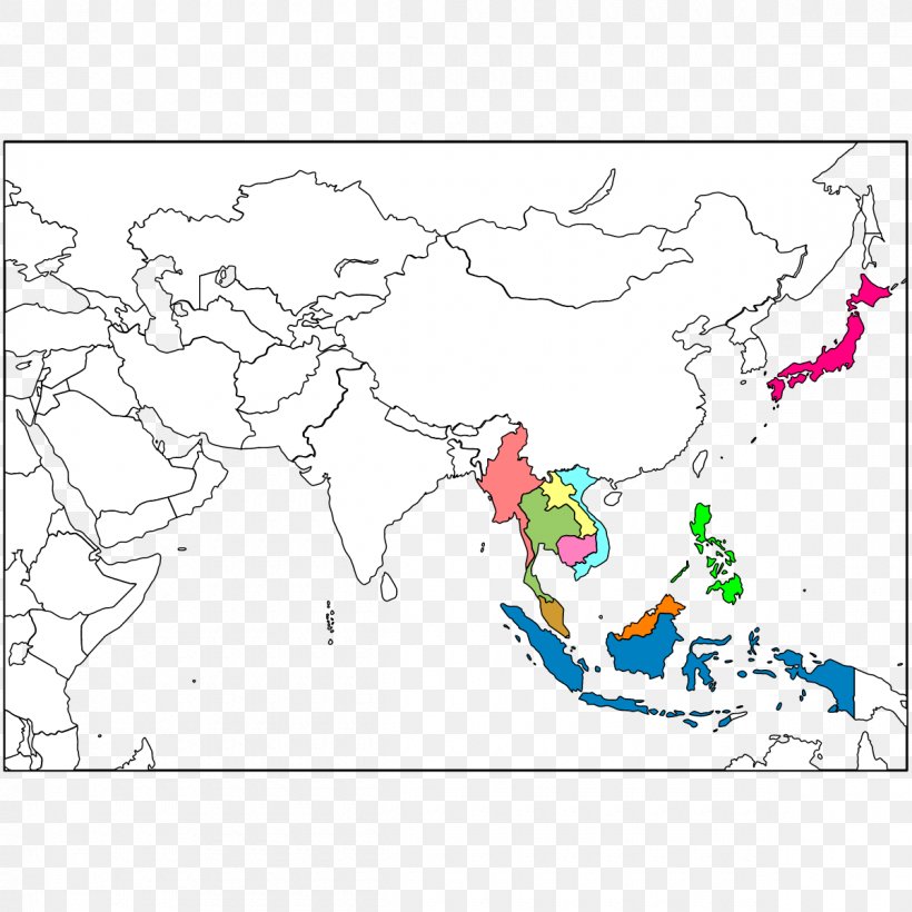 East Asia South Asia Mapa Polityczna, PNG, 1200x1200px, East Asia, Area, Art, Asia, Fictional Character Download Free