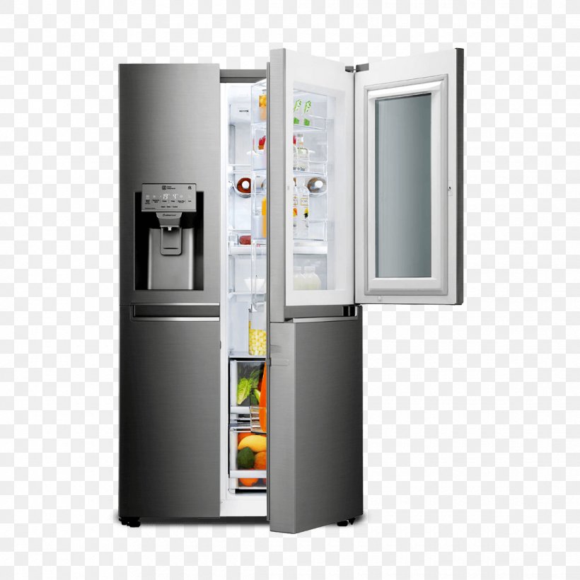 Refrigerator Freezers LG GSX961NSAZ Auto-defrost Ice Makers, PNG, 1120x1120px, Refrigerator, Autodefrost, Door, Freezers, Frigidaire Gallery Fghb2866p Download Free