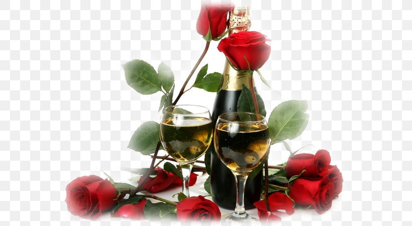 Rosé Red Wine Sparkling Wine Valentine's Day, PNG, 600x450px, Rose, Bottle, Champagne, Drink, Flower Download Free
