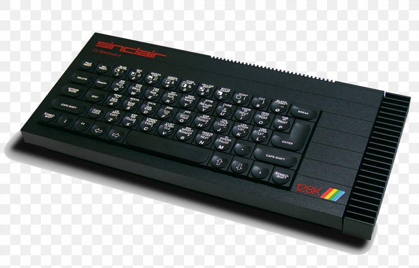 Sinclair ZX Spectrum 128K+ Sinclair Research ZX81 8-bit, PNG, 2211x1418px, Zx Spectrum, Commodore 64, Computer, Computer Keyboard, Electronic Instrument Download Free
