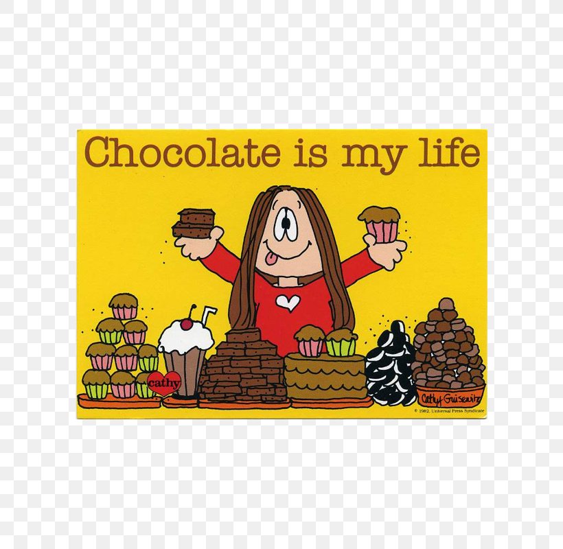 Chocolate Bar Health Eating Chocoholic, PNG, 800x800px, Chocolate, Cake, Candy, Cartoon, Cathy Download Free
