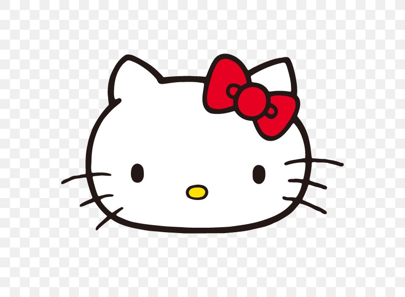 Hello Kitty Female Sanrio Sticker, PNG, 600x600px, Hello Kitty, Area, Artwork, Character, Eyewear Download Free