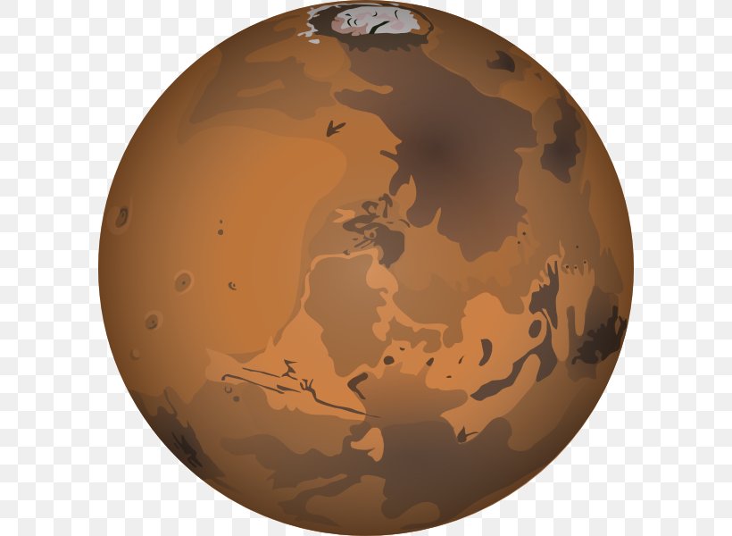 Mars Martian Clip Art, PNG, 600x600px, Mars, Brown, Free Content, Globe, Martian Download Free