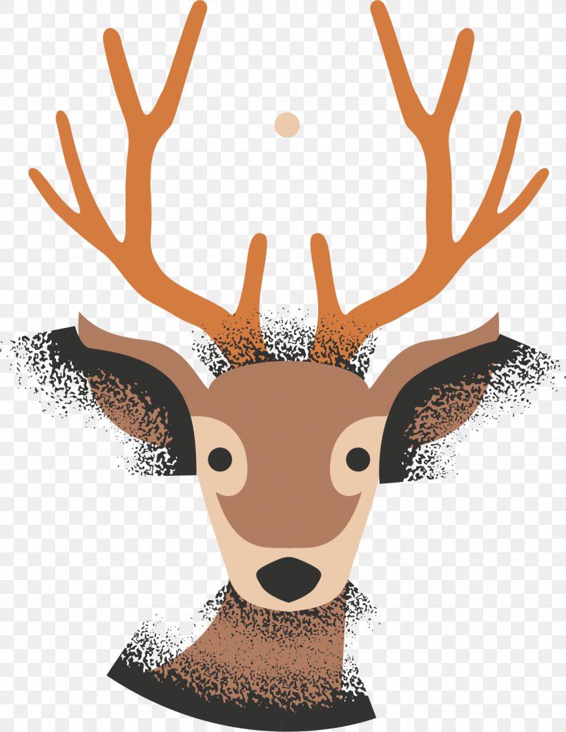 Reindeer, PNG, 1334x1725px, Reindeer, Antler, Cartoon, Deer, Drawing Download Free