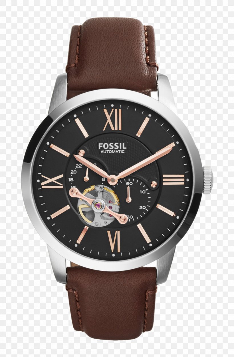 Fossil Men's Townsman Automatic Watch Strap Fossil Group, PNG, 1050x1600px, Watch, Brand, Brown, Chronograph, Fossil Group Download Free