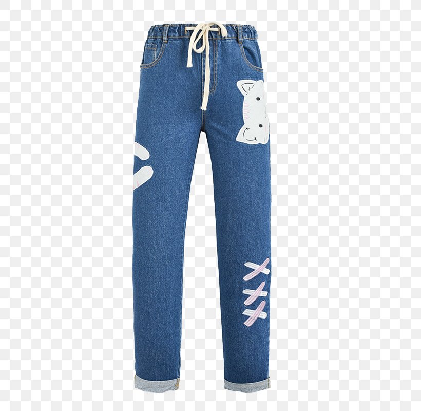 Jeans Cat Trousers, PNG, 800x800px, Jeans, Blue, Cat, Denim, Designer Download Free