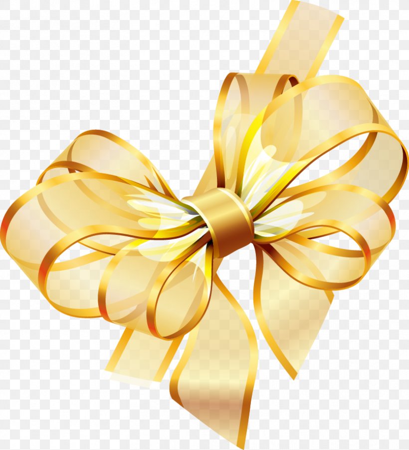 Ribbon Gold Clip Art, PNG, 833x916px, Ribbon, Decorative Box, Flower, Gift, Gold Download Free