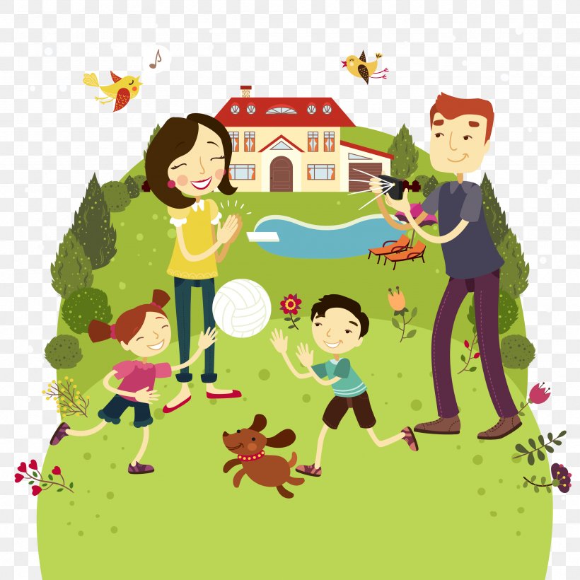 Family Outdoor Recreation Clip Art, PNG, 3333x3333px, Family, Area, Art, Cartoon, Child Download Free