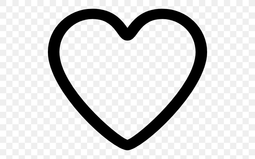Heart Shape Symbol, PNG, 512x512px, Heart, Black And White, Body Jewelry, Ideogram, Love Download Free