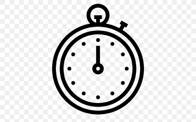 Alarm Clocks Watch, PNG, 512x512px, Clock, Alarm Clocks, Area, Black And White, Flat Design Download Free