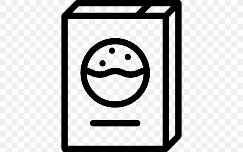 Laundry Detergent Smiley, PNG, 512x512px, Laundry Detergent, Area, Black And White, Cleaning, Emoticon Download Free