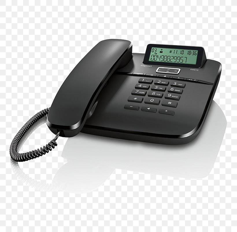 Gigaset DA610 Telephone Home & Business Phones Gigaset Communications Gigaset DA710, PNG, 800x800px, Gigaset Da610, Answering Machine, Business Telephone System, Caller Id, Communication Download Free