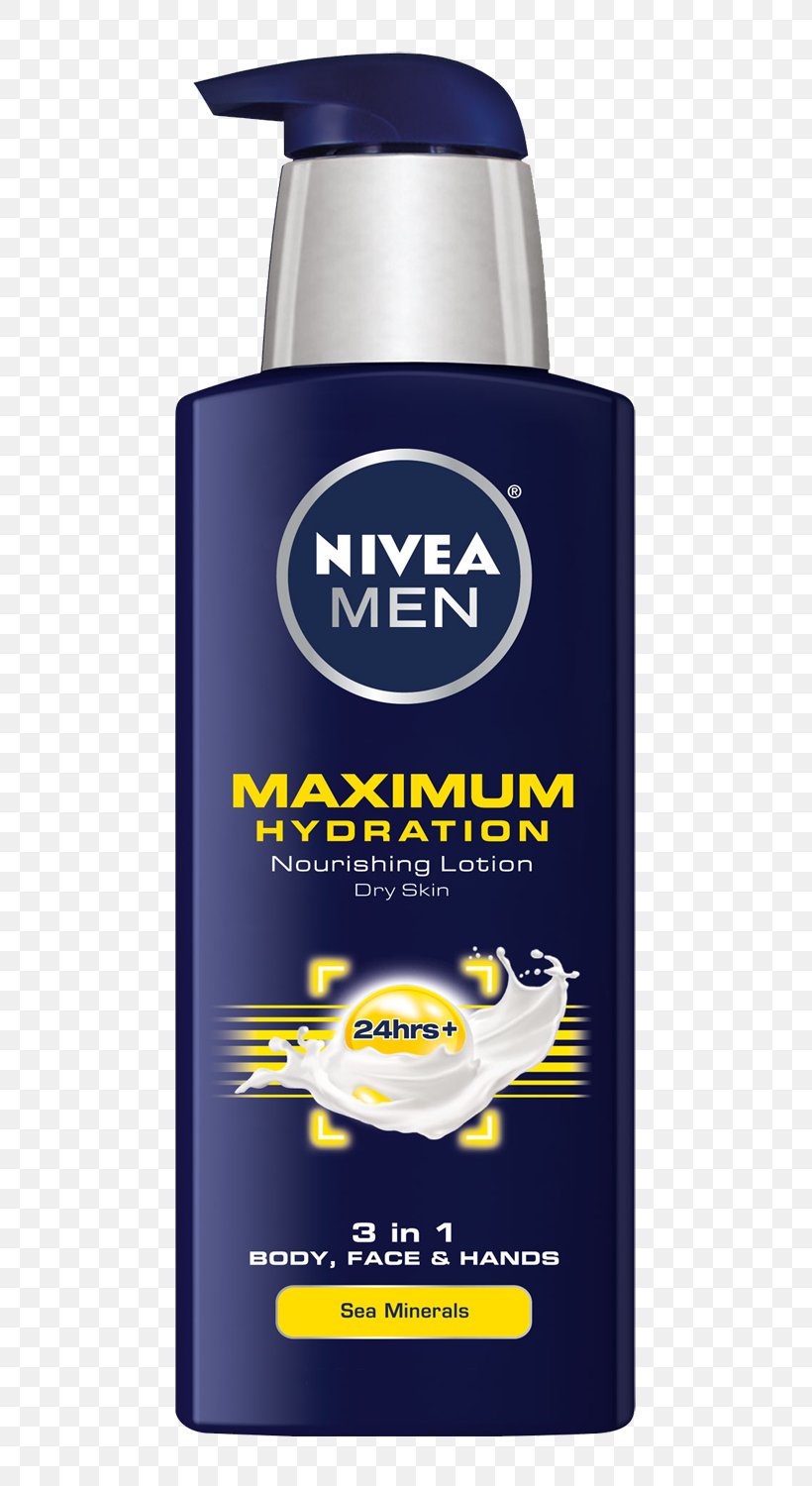 NIVEA Men Maximum Hydration Nourishing Lotion Moisturizer Cream, PNG, 565x1500px, Lotion, Beard, Cream, Face, Hair Removal Download Free